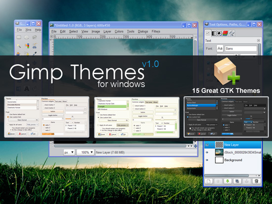 GIMP темы